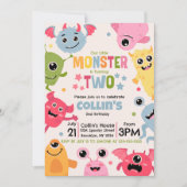 Ons Kleine Monster Wordt Twee Kaart (Voorkant)