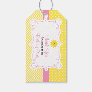 Ons kleine Sunshine Birthday Gift Label Cadeaulabel