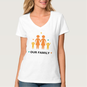 Ons Lesbische T-Shirt voor het hele Gezin (2 Jonge