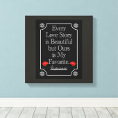 Ons liefdesverhaal -- Canvas kunst (Insitu (Houten vloer))