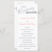 Ons liefdesverhaal huwelijksprogramma programma (Voorkant / Achterkant)