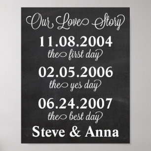 Ons liefdesverhaal poster