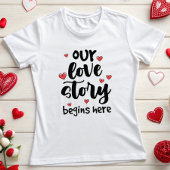 Ons liefdesverhaal t-shirt