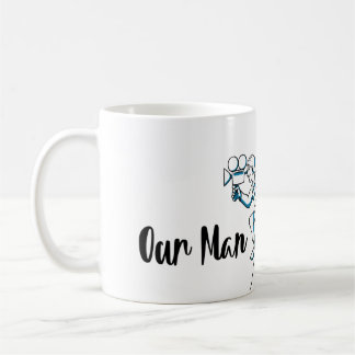 Ons Man in Berlijn - Tasse (blu) Koffiemok