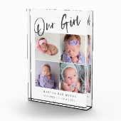 Ons meisje Modern Baby Fotoblokken (Rechts)