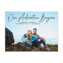 Ons moderne avontuur begint Foto Save the Date