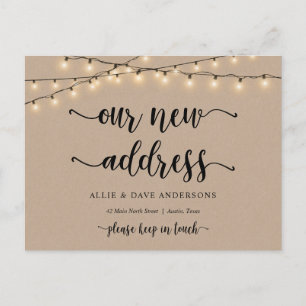 Ons nieuwe adres, Verplaatsende Aankondiging, Kraf Briefkaart