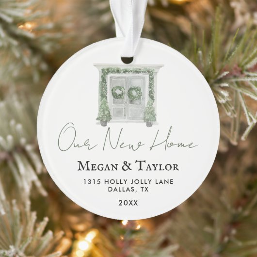 Ons nieuwe home Winter Ornament | Nieuwe thuiscade (Boom)