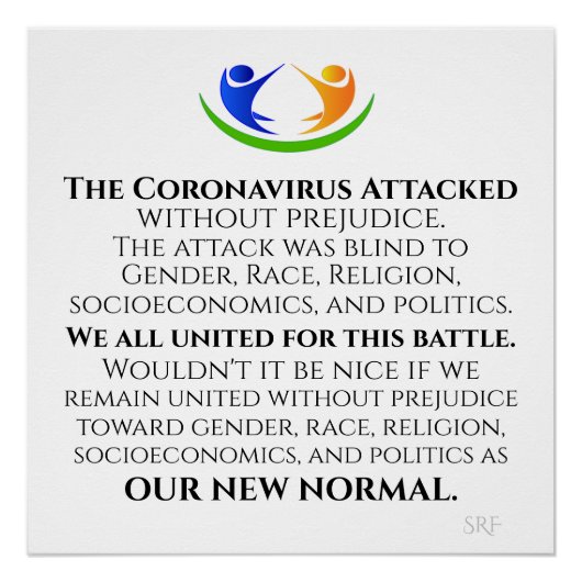 Ons nieuwe normale perfect poster (Voorkant)