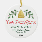 Ons nieuwe startpunt | Verplaatsingsaankondiging Keramisch Ornament (Voorkant)