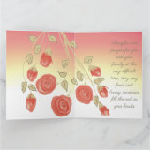 Ons oprechte medeleven kaart (Binnen)