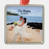 Ons Ornament van de Silver Metal van het Weddensch (Voorkant)