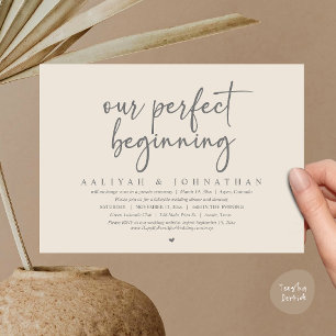 Ons perfecte begin, huwelijksfeest voor gevluchte kaart