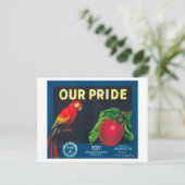 Ons Pride Apple Label - staat Washington Briefkaart (Staand voorkant)