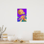 Ons ruimtestation. poster (Keuken)