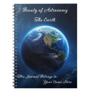 Ons saffier huis in de ruimte notitieboek