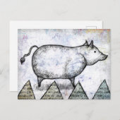 Ons Stoic Pig Briefkaart (Voorkant / Achterkant)