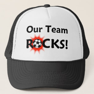 'Ons team Rocks'-Pet voor voetgangers Trucker Pet