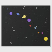 Ons thuissysteem - Zonne-energie Cadeaupapier (Vlak)