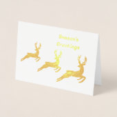 Ons uit 2020 springen! folie kaarten (Voorkant)