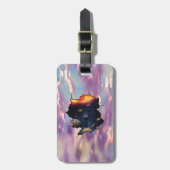 Ons universum bagagelabel (Voorkant verticaal)