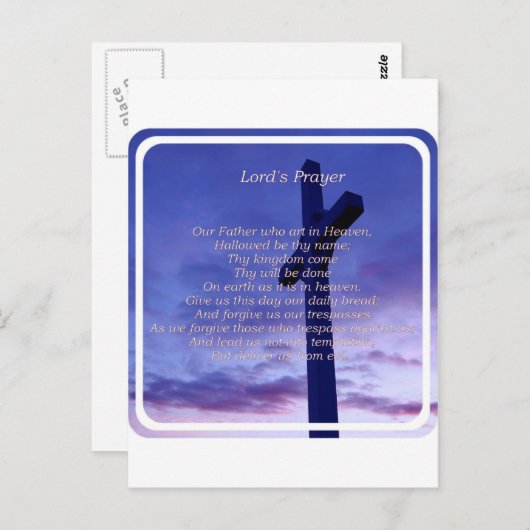 Ons vader Briefkaart (Voorkant / Achterkant)