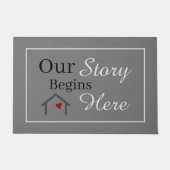 Ons verhaal begint hier doormat deurmat (Voorkant)