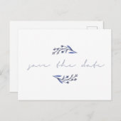 ONS VERHAAL Save the Date Briefkaart (Voorkant / Achterkant)