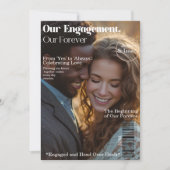 Ons Verloving 2 Photo Magazine Hoesje Kaart (Voorkant)