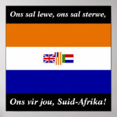 Ons vir jou, Suid-Afrika. Poster (Voorkant)
