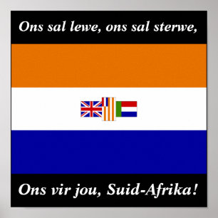 Ons vir jou, Suid-Afrika. Poster