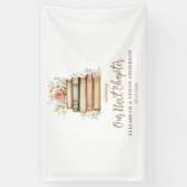 Ons volgende hoofdstuk Storybook Baby shower Party Spandoek (Verticaal)