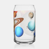 Ons zonnestelsel blikvorm glas (Rechts)