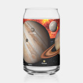 Ons zonnestelsel blikvorm glas (Links)