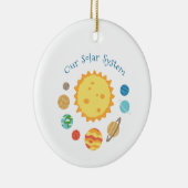 Ons zonnestelsel keramisch ornament (Rechts)