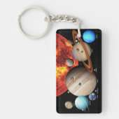 Ons zonnestelsel sleutelhanger (Voorkant)