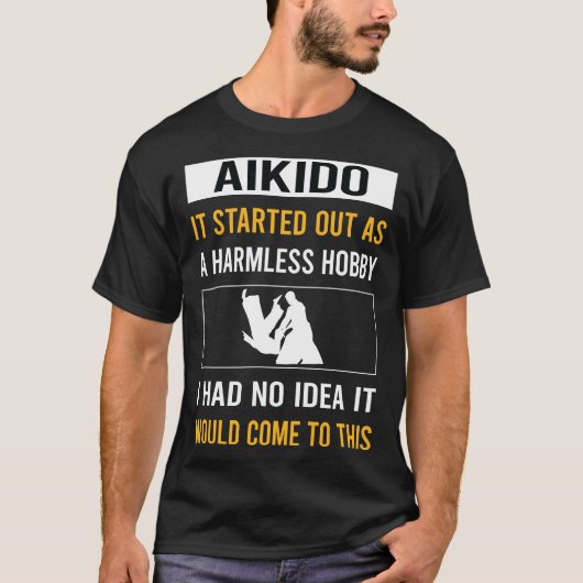 Onschadelijke Hobby Aikido T-shirt (Voorkant)