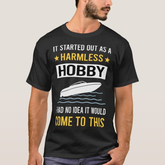Onschadelijke hobby Offshore Racing T-shirt (Voorkant)