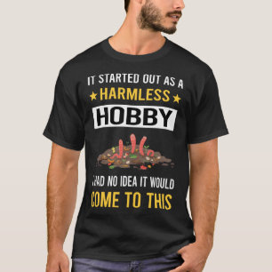 Onschadelijke hobby Vermicultuur Vermicompost T-shirt