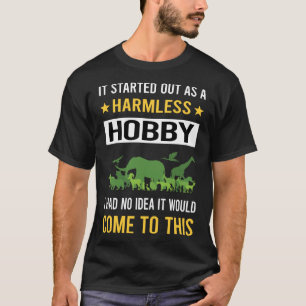 Onschadelijke hobby zoölogie zoöloog t-shirt