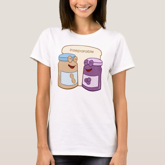 onscheidbaar t-shirt (Voorkant)