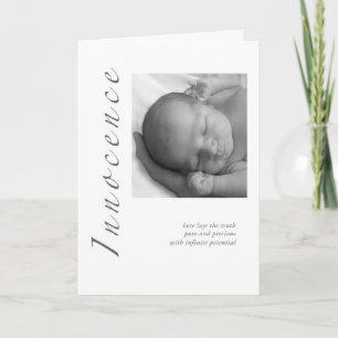 Onschuld Baby Kaart