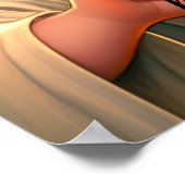 Onschuld gevangen: klein meisje teder vasthouden H Poster (Hoek)