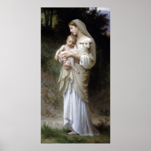 Onschuld (Madonna en Kind), Bouguereau Poster