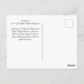 Onschuld van Bouguereau Briefkaart (Achterkant)