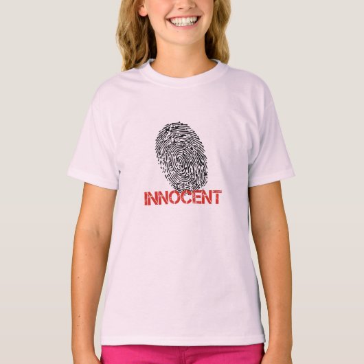 onschuldig | Fingerprint Cool Graphic T-shirt (Voorkant)