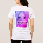 onschuldige blik Tri-Blend shirt (Achterkant)