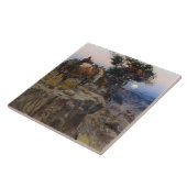 “Onschuldige Bondgenoten” door Charles M Russell Tegeltje (Zijkant)