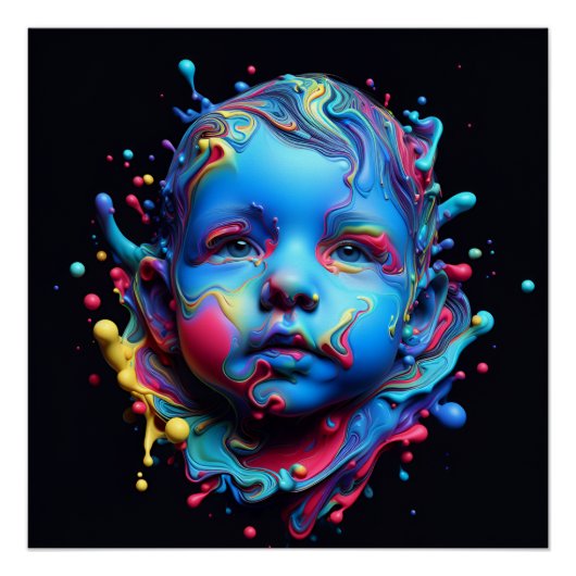 Onschuldige dromen - AI op het werk Perfect Poster (Voorkant)