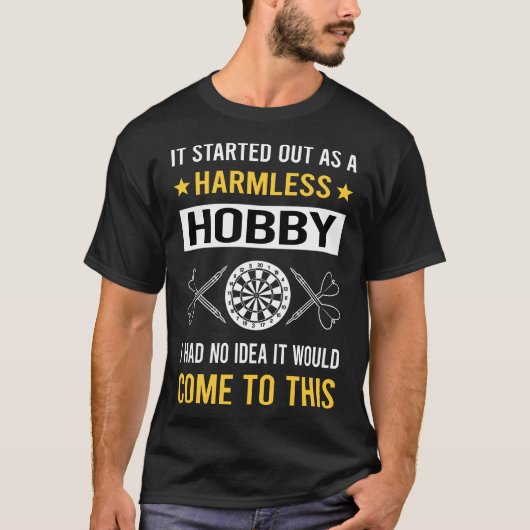 Onschuldige Hobby Darts T-shirt (Voorkant)